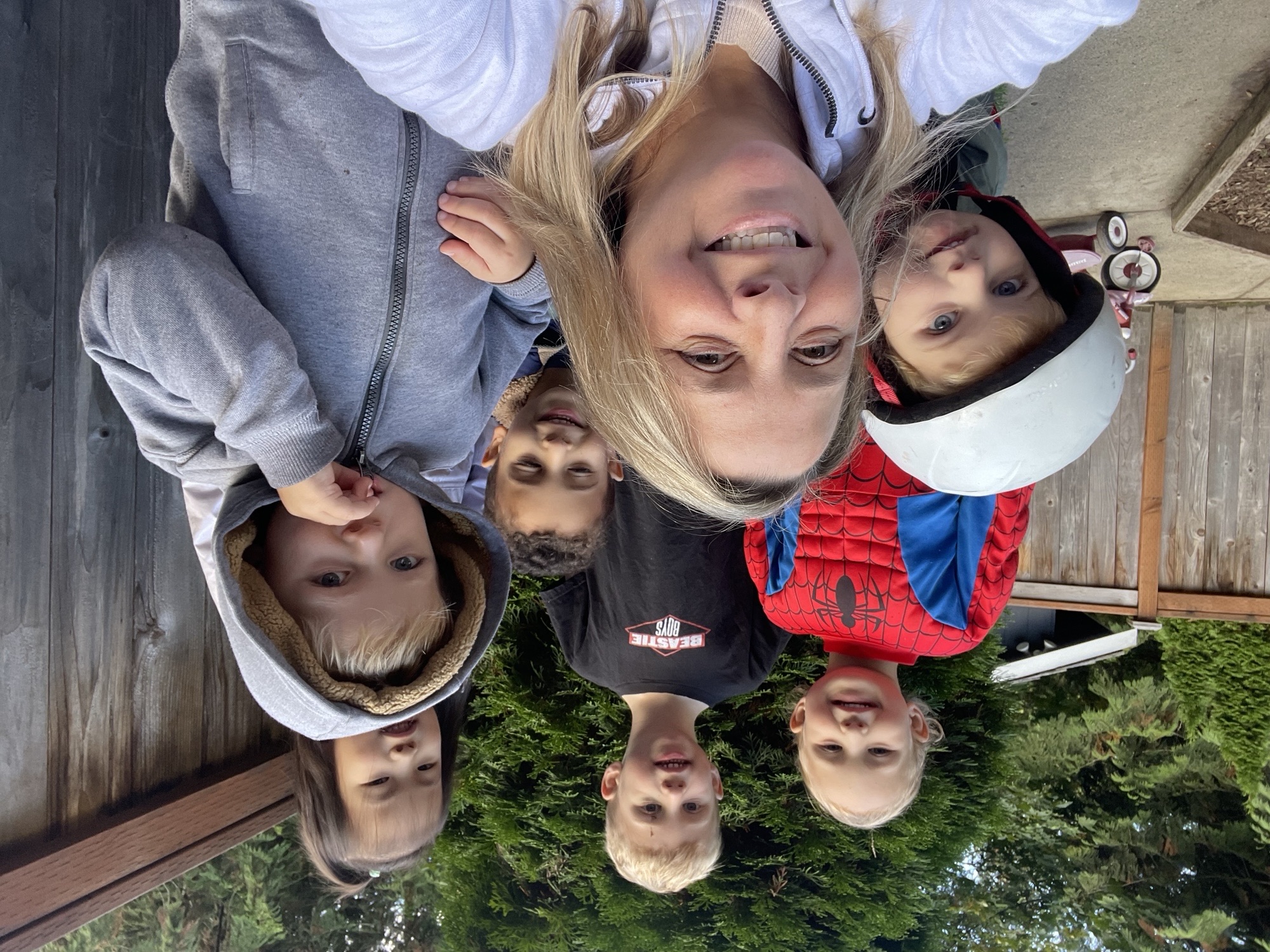 Ms. Jackie with preschool children at Treehouse Academy